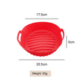 2024 New Design Food Safe Reusable Non-Stick Air Fryer Parchment Silicone Heat-Resistant Silicone Air Fryer Mats Pot
