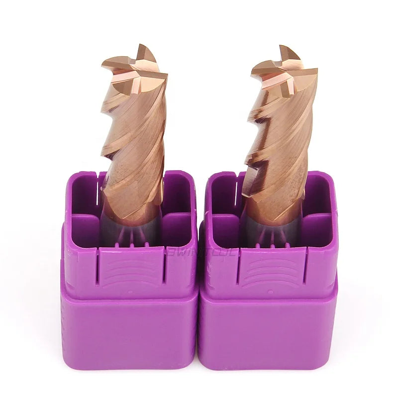 3mm 6mm CNC Solid Carbide Endmill Carb 4 Flute square Flat End Mill Milling Cutter HRC55 for Metal