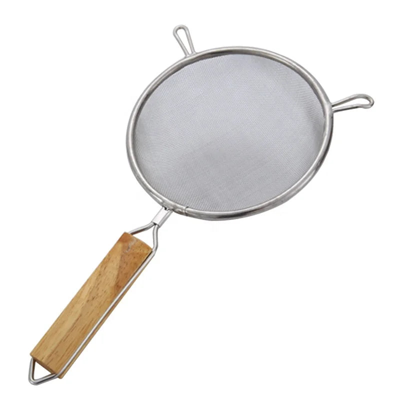 304 Stainless Steel Fine Mesh Strainer Multi-functional Mesh Strainer Kitchen Colander for Pot
