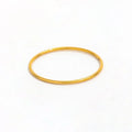 Tarnish Free PVD Gold Plated Minimalist Super Fine Stainless Steel Rings for Women Gold Jewelry