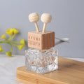 8ml Fashion Car Perfume Clip Air Vent Diffuser Stylish Car Ornament with Honeycomb Empty Glass Bottle Car Outlet Perfume Holder