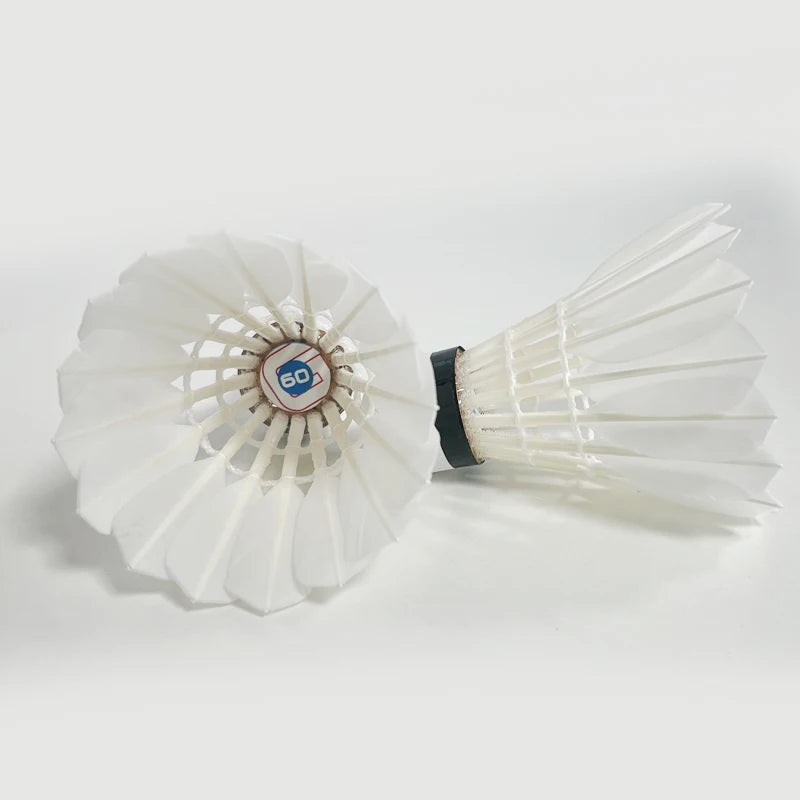Real Factory Training Badminton Ball Indoor Outdoor Sports Accessories Ball Badminton Shuttlecock Goose Feather China Sale