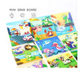 3-Piece Thickened Wooden Puzzle Drawing Board Childlike Multi-Themed Cartoon Toy for Kids Educational Toys with Play Function