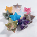 Huiying Human Crystal Model Natural 1 inch Carved Small Merkaba For Home Decoration