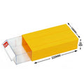 220*108*55MM Plastic Mobile Filing Cabinet Sliding Side Organizer Box for Storage Drawers MegaBDM