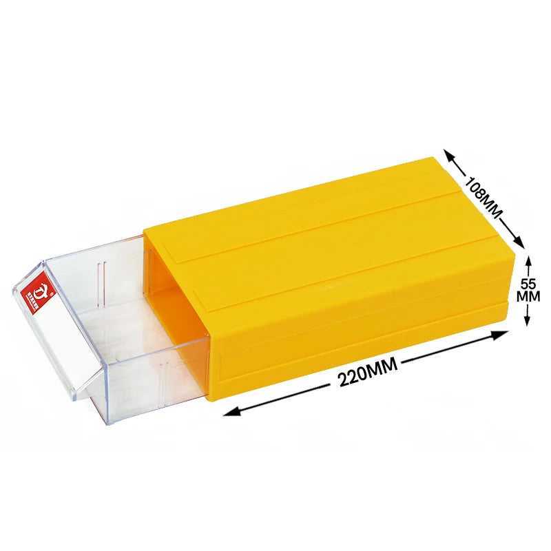 220*108*55MM Plastic Mobile Filing Cabinet Sliding Side Organizer Box for Storage Drawers MegaBDM