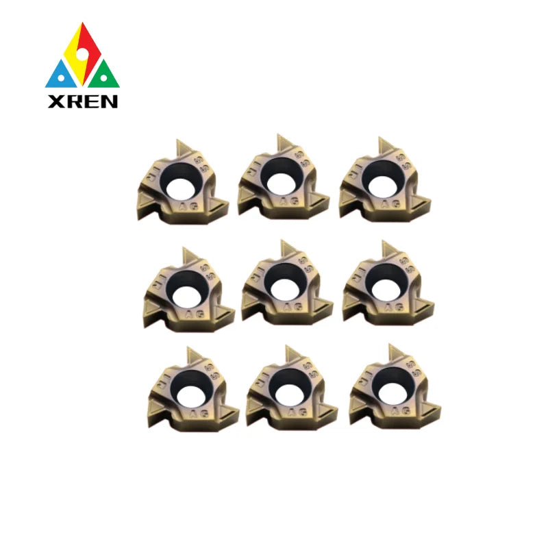 CNC Lathe Turning Tool 16ER ISO Constant Pitch Internal Pressed Thread Inserts Stainless Steel High-Temperature Alloys OEM HRC45