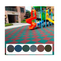 Anti Slip Outdoor Park Garden Kindergarten School Playground Gym Rubber Flooring Mats Tiles