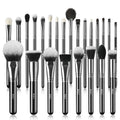 Luxury Black Wood Handle Makeup Brushes Natural Goat Hair Hight Quality Powder Eyeshadow CosmeticTools Makeup Brush Set