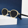 2026Diamond Round Cute Sunglasses Mini Oval Optical Eyewear Square Temples Uv400 Mirror Lens Oval Bling Sunglasses Lentes De Sol