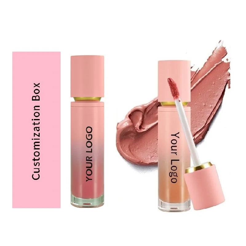 Wholesale Custom Logo  Cheek Pink Makeup Vegan Liquid Blush Private Label Cruelty Free Matte Liquid Blusher