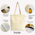 Wholesale Organic Cotton Canvas Tote Shopping Bags Custom Logo Printed Natural Plain Blank Design Cheap Option