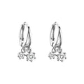 925 Sterling Silver Earrings Personality Chain Earrings for Women Fashion Zircon Jewelry Gift