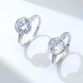 Cubic Zircon Jewelry 925 Sterling Silver Rings Silver Rings Jewelry Women Fashion Jewelry Rings
