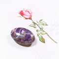 Hongzhuo Natural Jade Amethyst Gua Sha Tool Natural Handmade Healing Stone Guasha Stone Other Massage Products