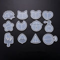 C-0073 DIY UV Resin Kawaii Shaker Mould Animal Mould Silicone Shaker Mold