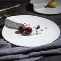 Japanese Creative Black White Eco-Friendly Ceramic Porcelain Square Shape Wedding Oriental Style Dinnerware Dishes Plate for