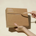 Custom Printed Adhesive Tear Strips Shipping Mail Boxes Self-Sealing Corrugated Cardboard Mailer Shipping Gift Box