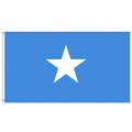 3x5Ft Somalia Flag Polyester With Two Brass Grommets Single Layer Hanging Outdoor and Indoor Deco