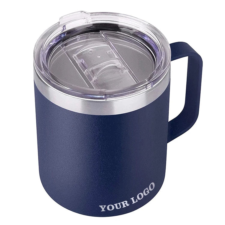 14 oz Customized Eco-Friendly Stainless Steel Coffee Mug with Vacuum Insulation and BPA-free Lid