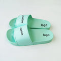 Customizable slippers Pvc Beach Sandals China Print Men Slides Wholesale Fat Size Custom logo Slides