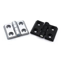 Industrial Adjustable 3040 Zinc Alloy Cabinet Door Hinge Silver/Black for Kitchen Outdoor Workshop Warehouse Equipment Wholesale