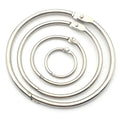 Shuokecrafts Silver Metal 1inch=25mm Inner Diameter Loose Leaf Binder Rings