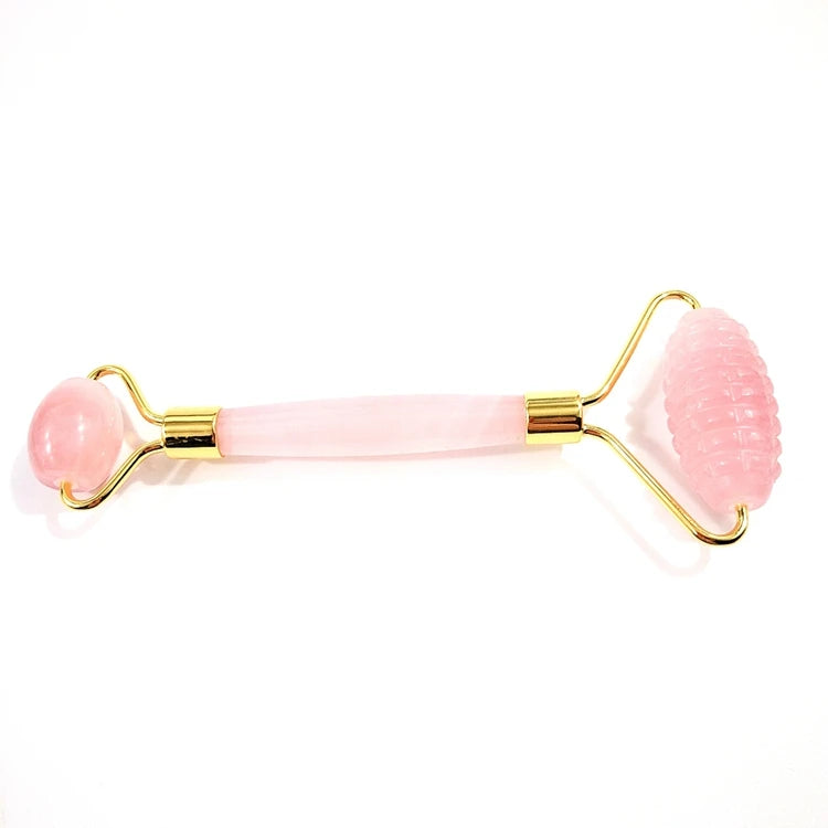 DIY Wholesale Best Carving Heart Facial Selling Tools Set Rose Quartz Roller for Face