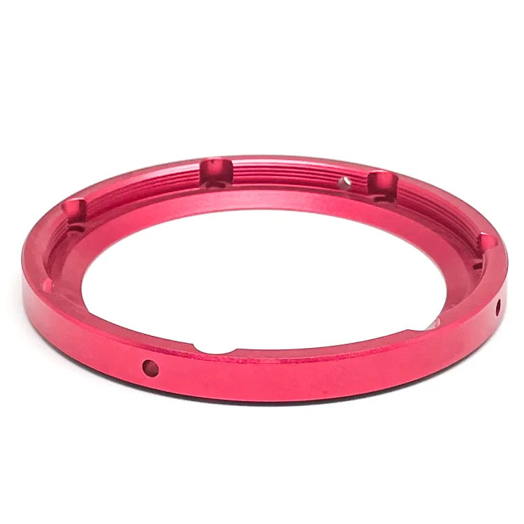 CNC Turning Parts OEM Precision Turning Machined Aluminum Camera Lens Adapter Spare Parts