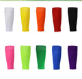 Wholesale Calf Compression Football Leg Sleeve With Shin Pads Footless Soccer Socks