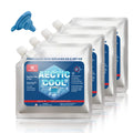 HomeTimes 4 PCS Reusable Ice Packs for Cooler & Lunch Box Leak-proof Flexible Packs for Food Perfect for Camping Fishing
