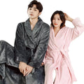 Custom extra Long Soft Warm Microfiber Flannel Thick Pajamas Sleepwear Bathrobe Terry Cloth Bath Robe Plus Size for Women Men