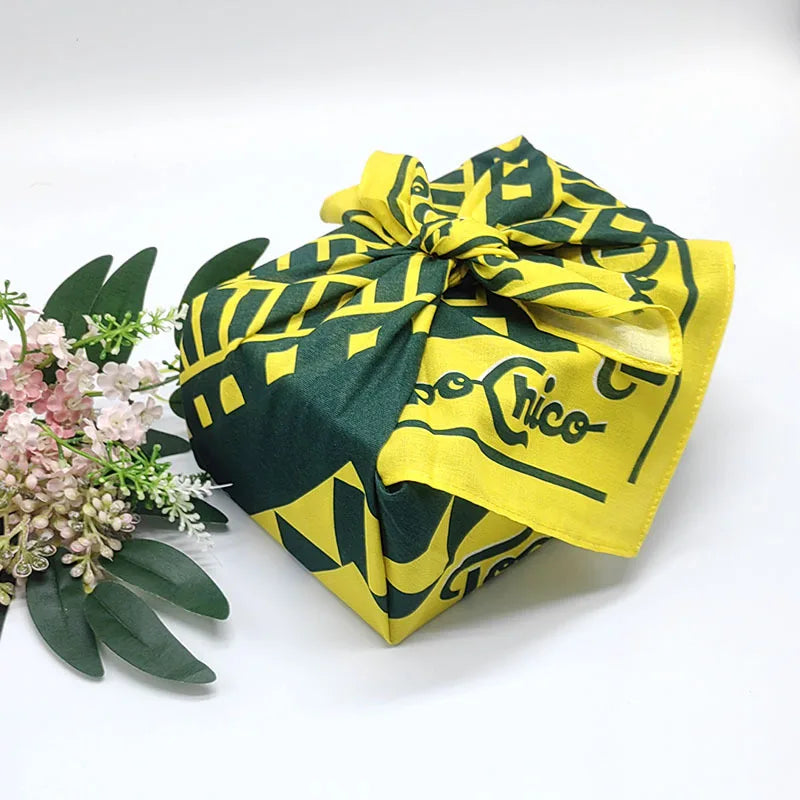 Japanese Style Bento Wrapping Cloth Furoshiki Handkerchief Lunch Bandana Portable Casual Cotton Daily Use
