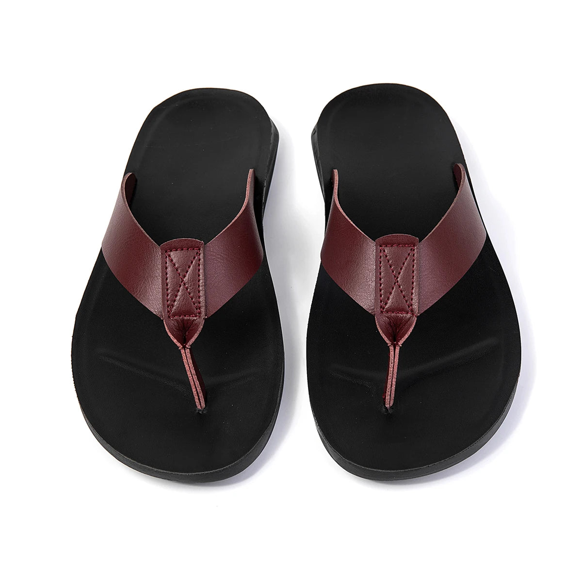 EUR 39-47 Non-Slip PU Sole Men's Sandals Lightweight Breathable Summer Beach Slippers for Beach Vacation Outdoor Activities