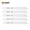 5PCS-PACK 8 Inch Bi-Metal Reciprocating Saw Blade R825VF Fine Cut Straight Saw 1.25mm Thickness for Heavy-Duty Metal Cutting