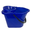 Quick Wring Bucket Floor Cleaning With Handle Plastic Floor Wringer Blue 10L Mop and Bucket