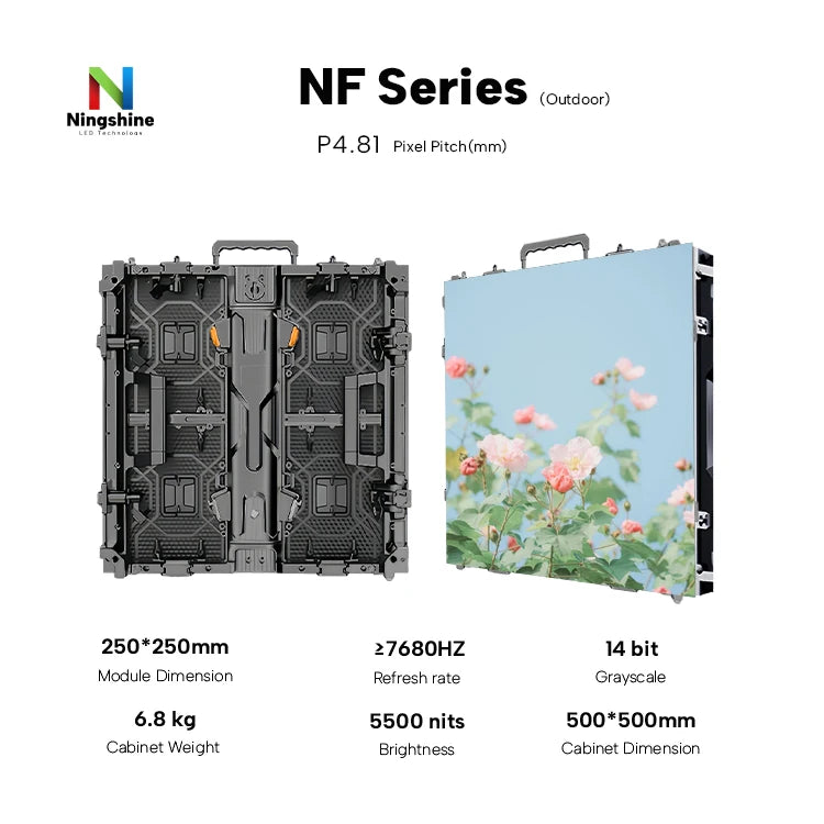 Outdoor 4m X 2m Turnkey Complete System 500x500mm P4.81 Event Rental Full Color HD Led Truss Video Wall HDR10+ IP65 Waterproof