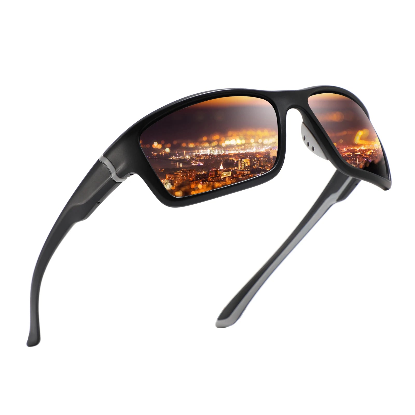 2024 High Quality Men Bicycle Polarized Sun Glasses Oversized Sports Sunglasses