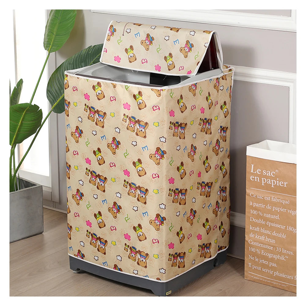 Washable Multipurpose Waterproof Dustproof Cover for Washing Machine Oxford Fabric Eco-Friendly Folding Kitchen Use Set