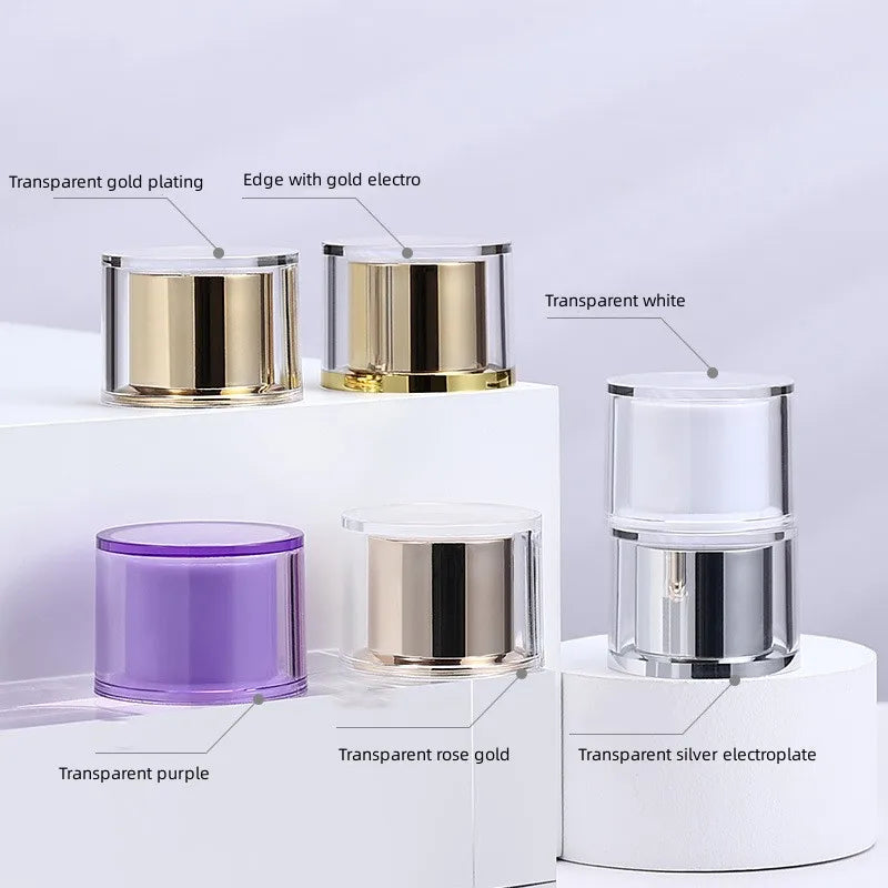 Supplying Acrylic Combined Cap 24mm 24-410 Combined Normal Bottle Cap Lid for Cosmetic Packaging