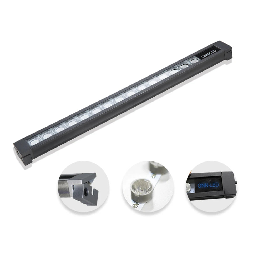 IP67 Waterproof LED Working Light ONN-M9T Cold White DC Power for CNC Machines Industrial Applications