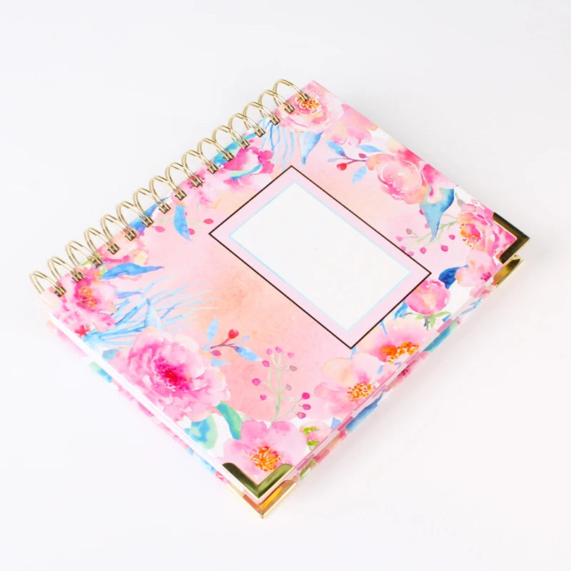 2025 Unique Luxury Journal Hardcover Planner Custom Printing Notebooks Private Label Spiral Planner