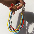 Bohemian Colorful  Beads Necklace  Choker Handmade Seed Beads Necklace Jewelry