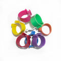 Poultry Farm Equipment Colorful Poultry Foot Bands Poultry Foot Rings Digital Chicken Gamefowl Leg Ring