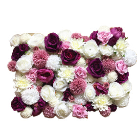 SPR New Arrival Professional Simple Silk Artificial Flower Wall Panels with Custom Size Fast Delivery for Wedding Hotel Decor