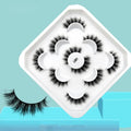 Festind 5 Pair Faux Mink 3D Thick Natural Soft Handmade Eyelashes for Women Makeup Tools