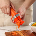 Kitchenware Factory Direct Sale Hot Selling Tools Spiral SS Vegetable Slicer Cutter for Fruit
