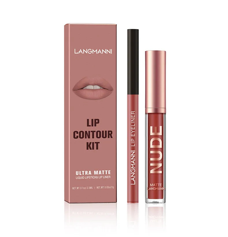 New Arrival Vegan Color Waterproof Long Lasting Lip Liner Portable Custom Liquid Lipstick