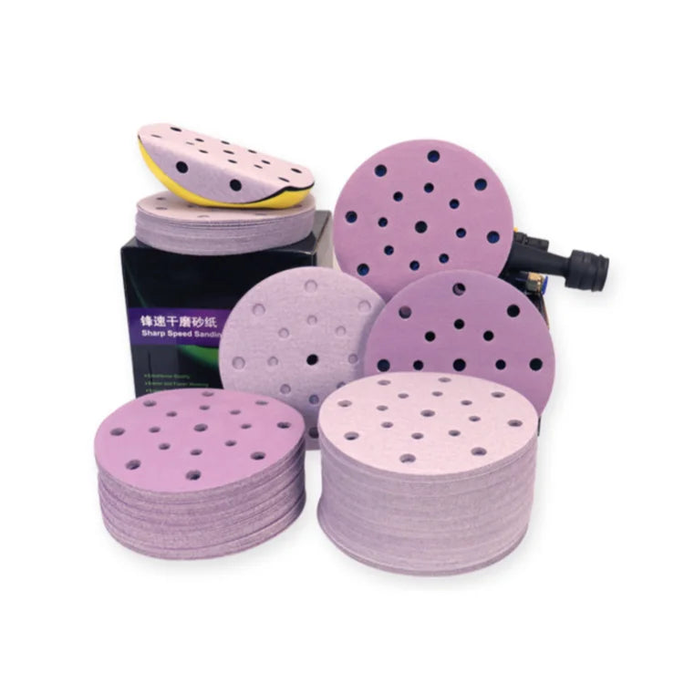Wholesale Sharp Orbital Abrasive Sandpaper Round 6inch 150mm Car Grinding Sand Paper for Metal Wood