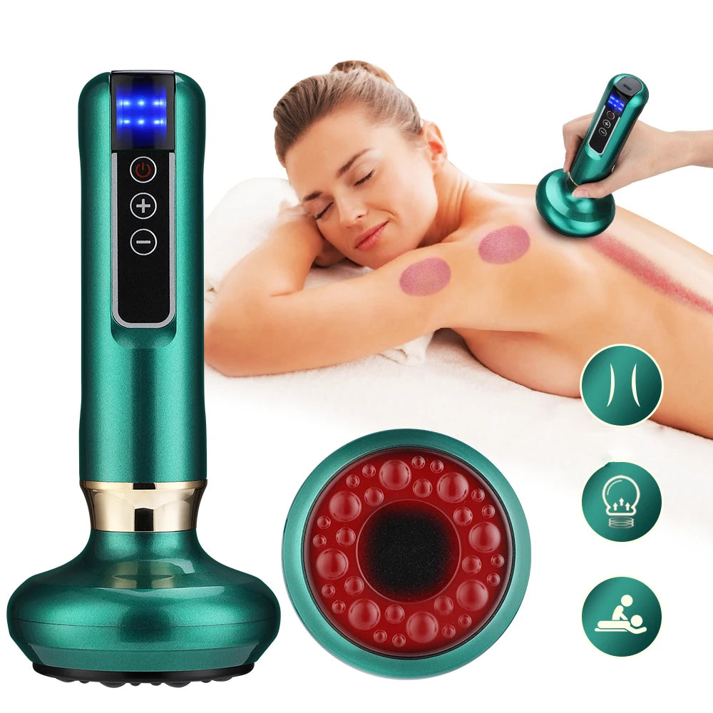 3 in 1 Multifunction Scraping Massage Cupping My Choice Heating Device Gua Sha Tools Cupping Therapy